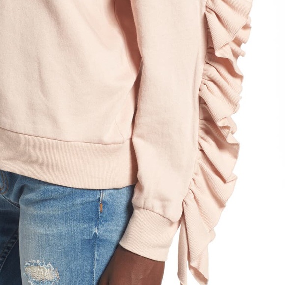 BP. Ruffle Sleeve Sweatshirt - Picture 4 of 7